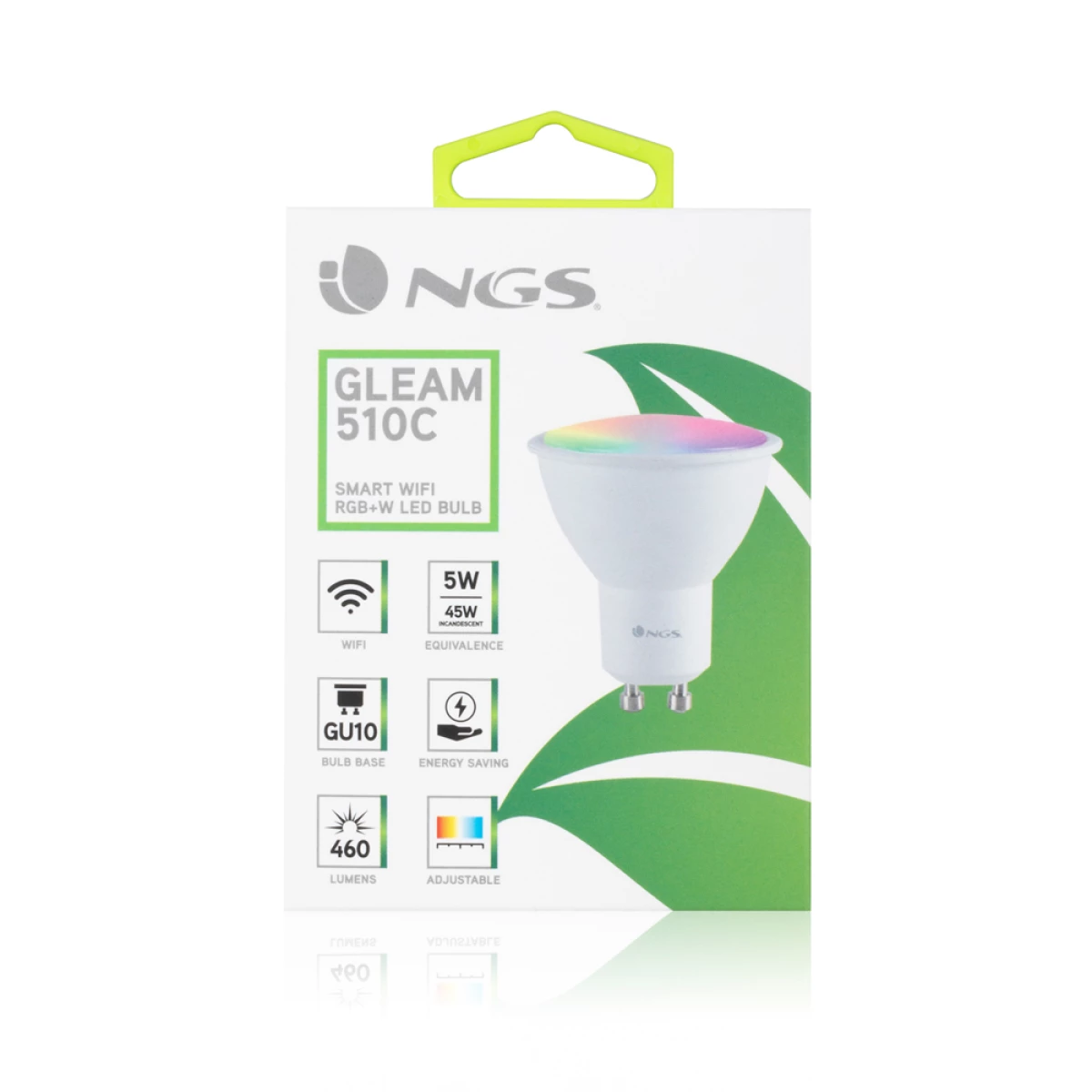 Galery – NGS GLEAM 510C Lâmpada inteligente Wi-Fi Branco 5 W0