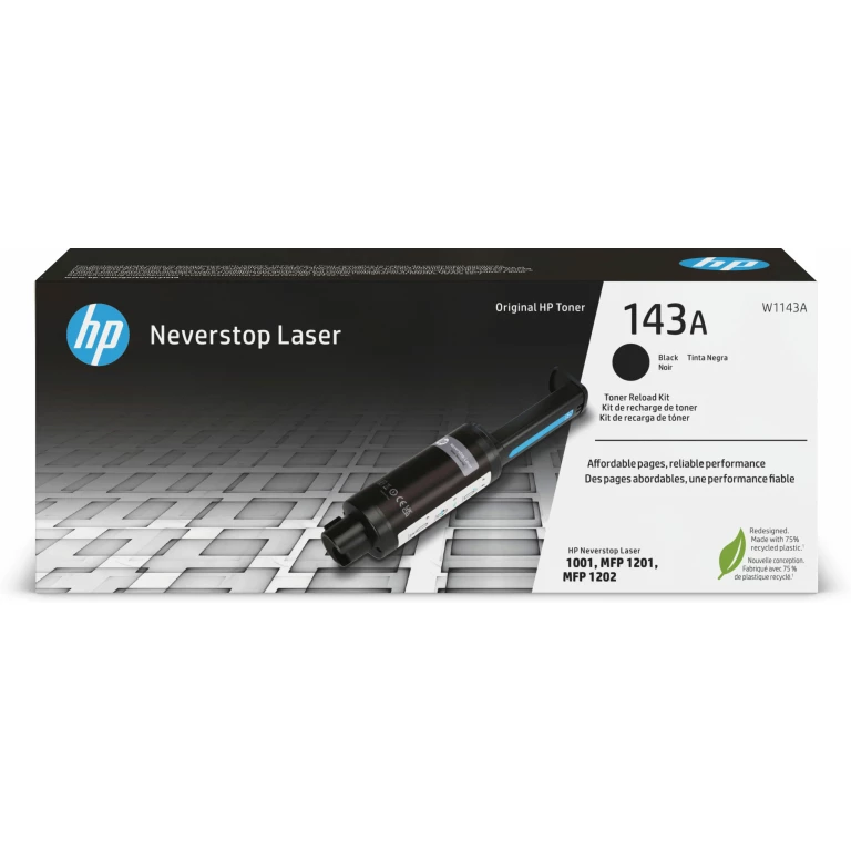 Thumbnail-HP Kit de recarga de toner Neverstop Laser Original 143A Preto