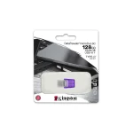 Galery – Kingston Technology DataTraveler microDuo 3C unidade de memória USB 128 GB USB Type-A / USB Type-C 3.2 Gen 1 (3.1 Gen 1) Aço inoxidável, Roxo0