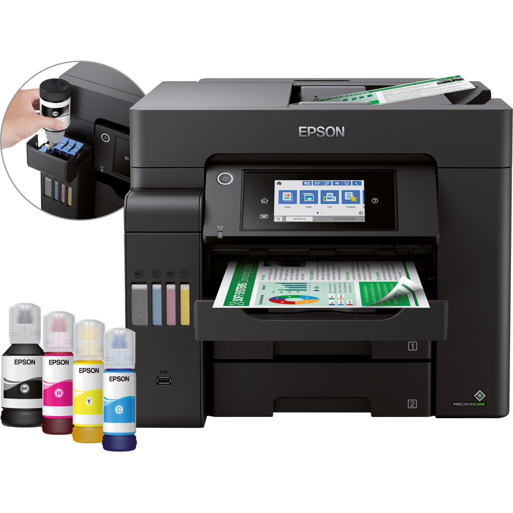 Thumbnail-Epson EcoTank ET-5800 Jato de tinta A4 4800 x 2400 DPI 32 ppm Wi-Fi