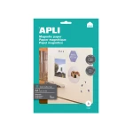 Galery – Papel magnetico apli branco din a4 para impressoras tinteiro embalagem de 8 folhas0