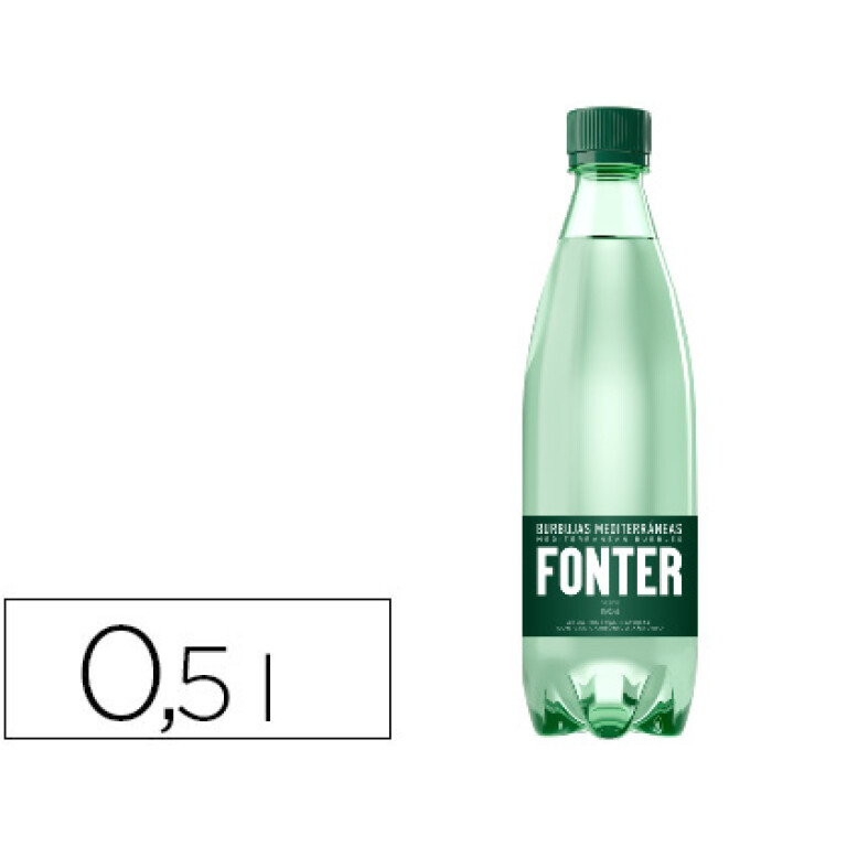 Thumbnail-Agua mineral natural fonter com gas garrafa de 500ml