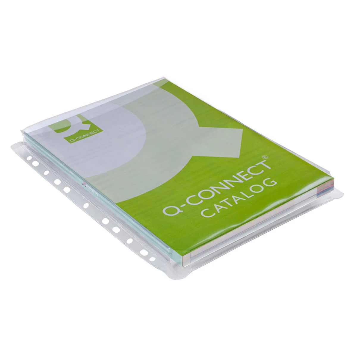 Galery – Bolsa catalogo/mica q-connect com fole din a4 pvc 180 microns bolsa de 5 unidades0