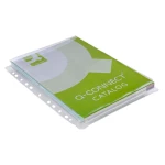 Galery – Bolsa catalogo/mica q-connect com fole din a4 pvc 180 microns bolsa de 5 unidades0