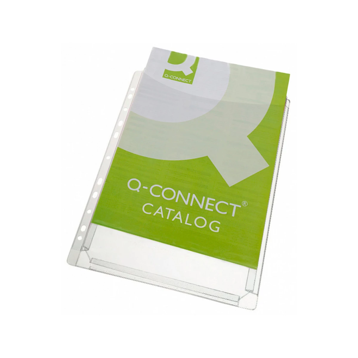 Galery – Bolsa catalogo/mica q-connect com fole din a4 pvc 180 microns bolsa de 5 unidades0