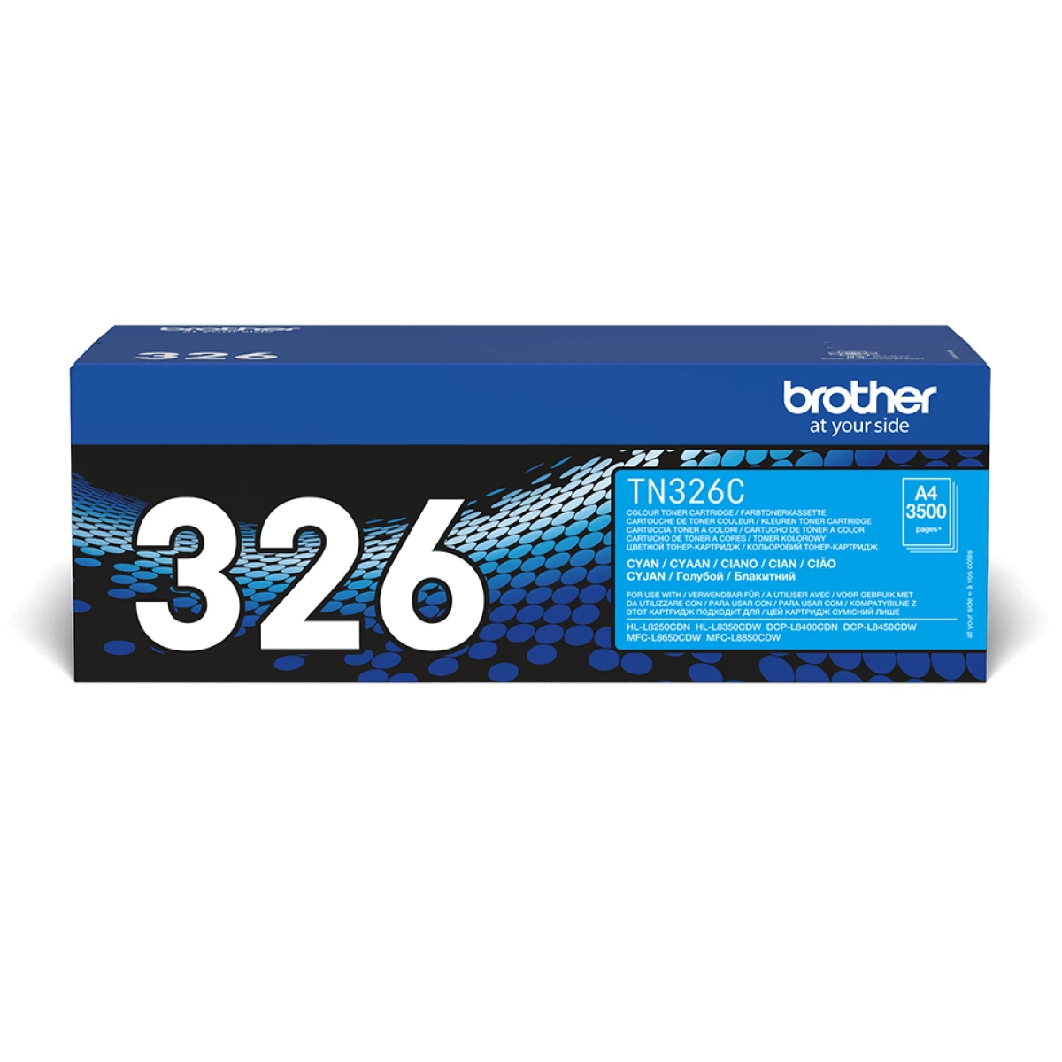 Thumbnail-Brother TN-326C toner 1 unidade(s) Original Ciano