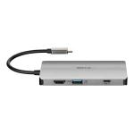 Galery – D-Link DUB-M810 base & duplicador de portas Com fios USB 3.2 Gen 1 (3.1 Gen 1) Type-C Prateado0