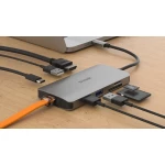 Galery – D-Link DUB-M810 base & duplicador de portas Com fios USB 3.2 Gen 1 (3.1 Gen 1) Type-C Prateado0