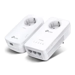 Thumbnail-TP-Link TL-WPA8631P KIT adaptador de rede PowerLine 300 Mbit/s Ethernet LAN Wi-Fi Branco 2 unidade(s)