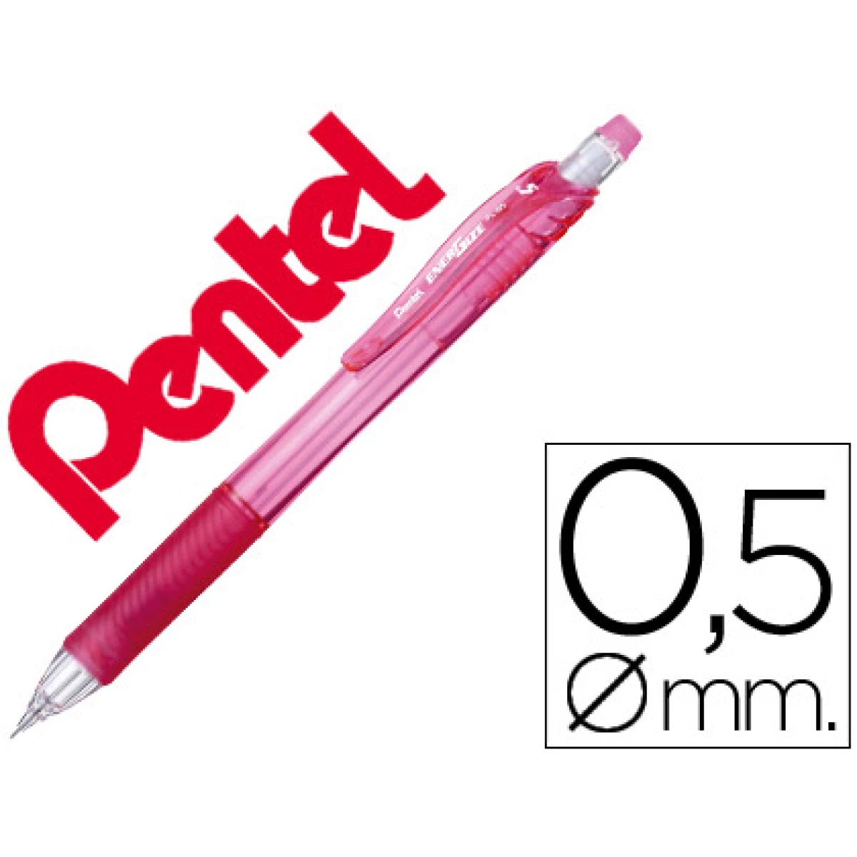 Thumbnail-Lapiseira pentel energize x 0.5 mm -rosa – 12 unidades