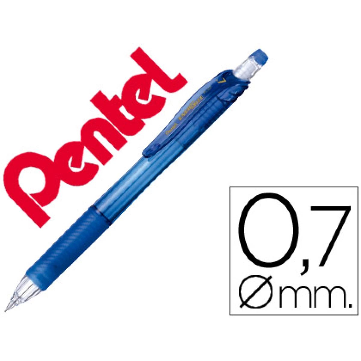 Thumbnail-Lapiseira pentel energize x 0.7 mm -azul – 12 unidades