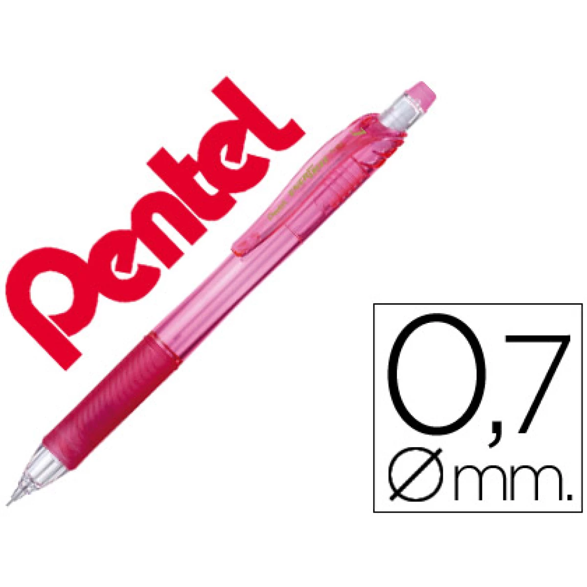 Thumbnail-Lapiseira pentel energize x 0.7 mm -rosa – 12 unidades