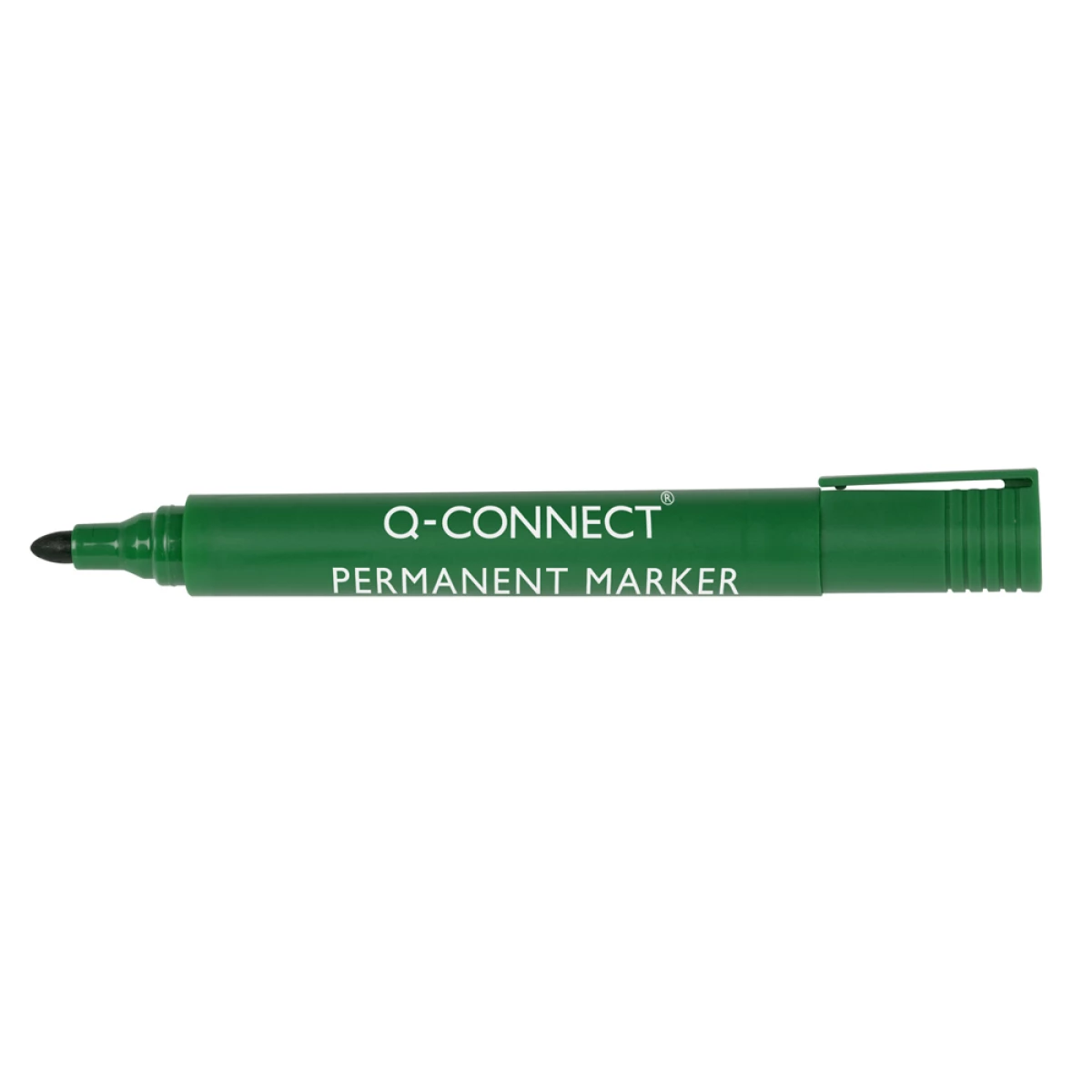 Galery – Marcador q-connect permanente verde ponta redonda 3.0 mm0