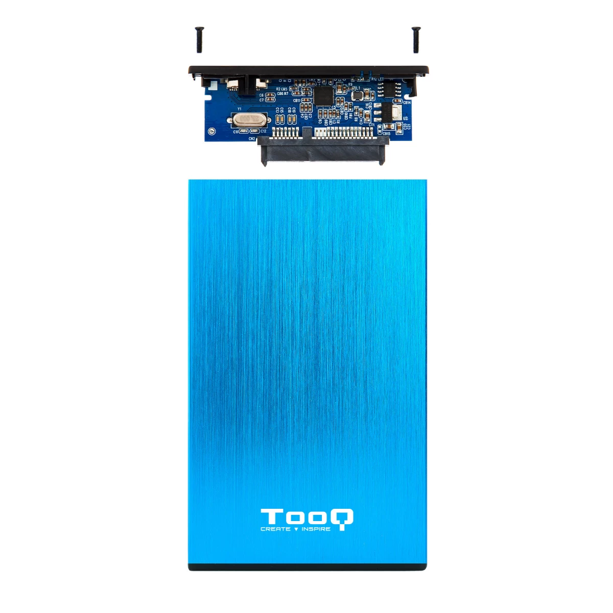 Galery – TooQ TQE-2527BL Caixa para Discos Rígidos Caixa de disco rígido Preto, Azul 2.5″0