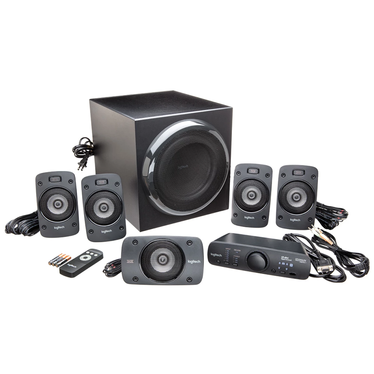 Galery – Logitech Z906 conjunto de colunas 500 W Universal Preto 5.1 canais 67 W0