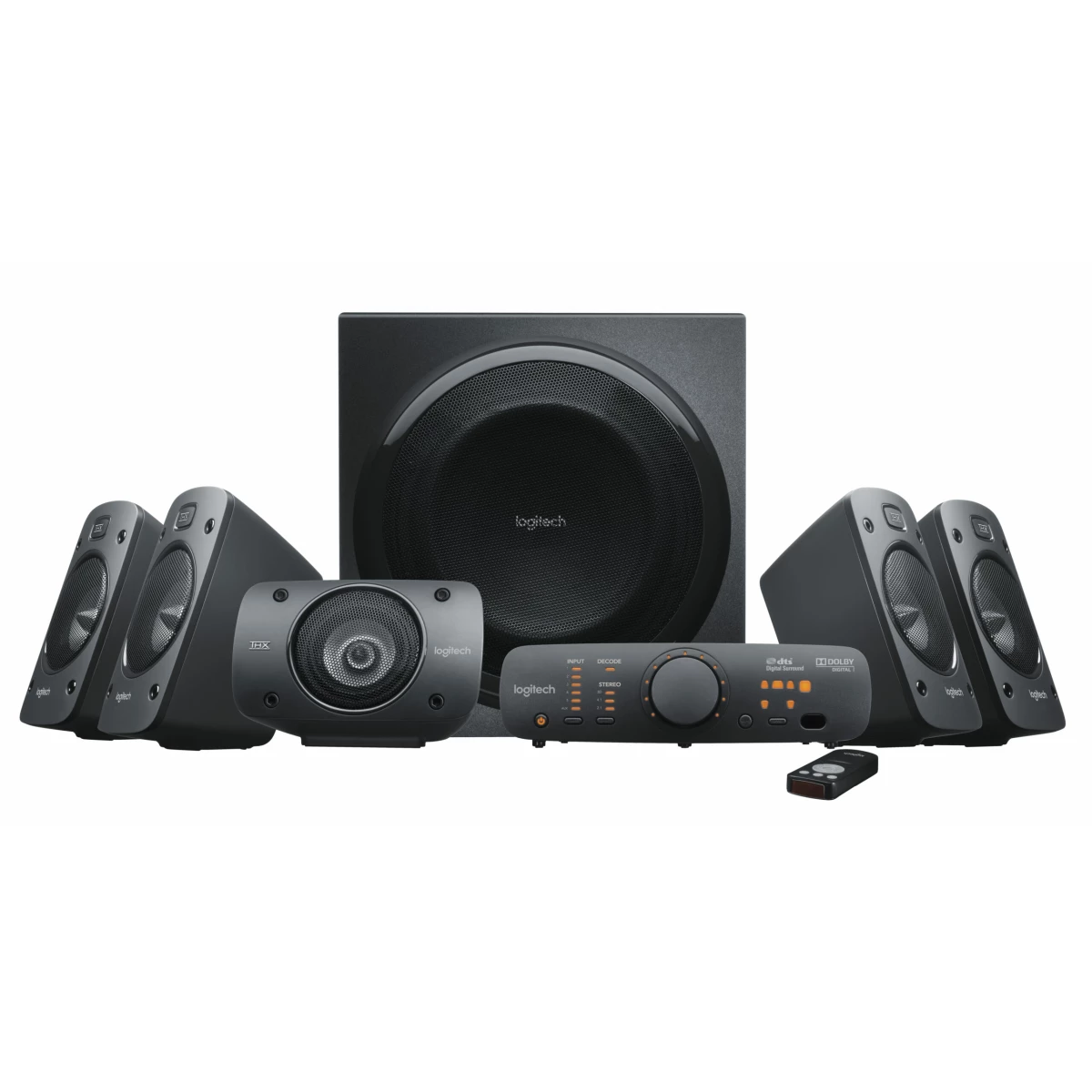 Galery – Logitech Z906 conjunto de colunas 500 W Universal Preto 5.1 canais 67 W0