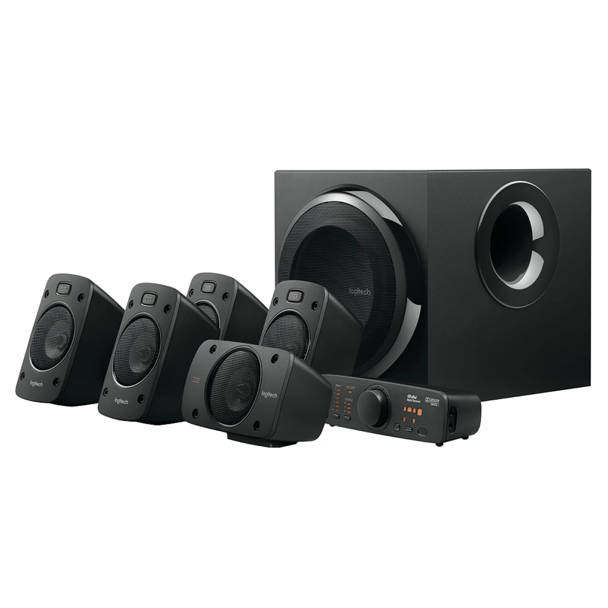 Galery – Logitech Z906 conjunto de colunas 500 W Universal Preto 5.1 canais 67 W0