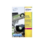 Galery – Etiqueta adesiva avery poliester branco 210 x 297 mm laser pack de 20 unidades0