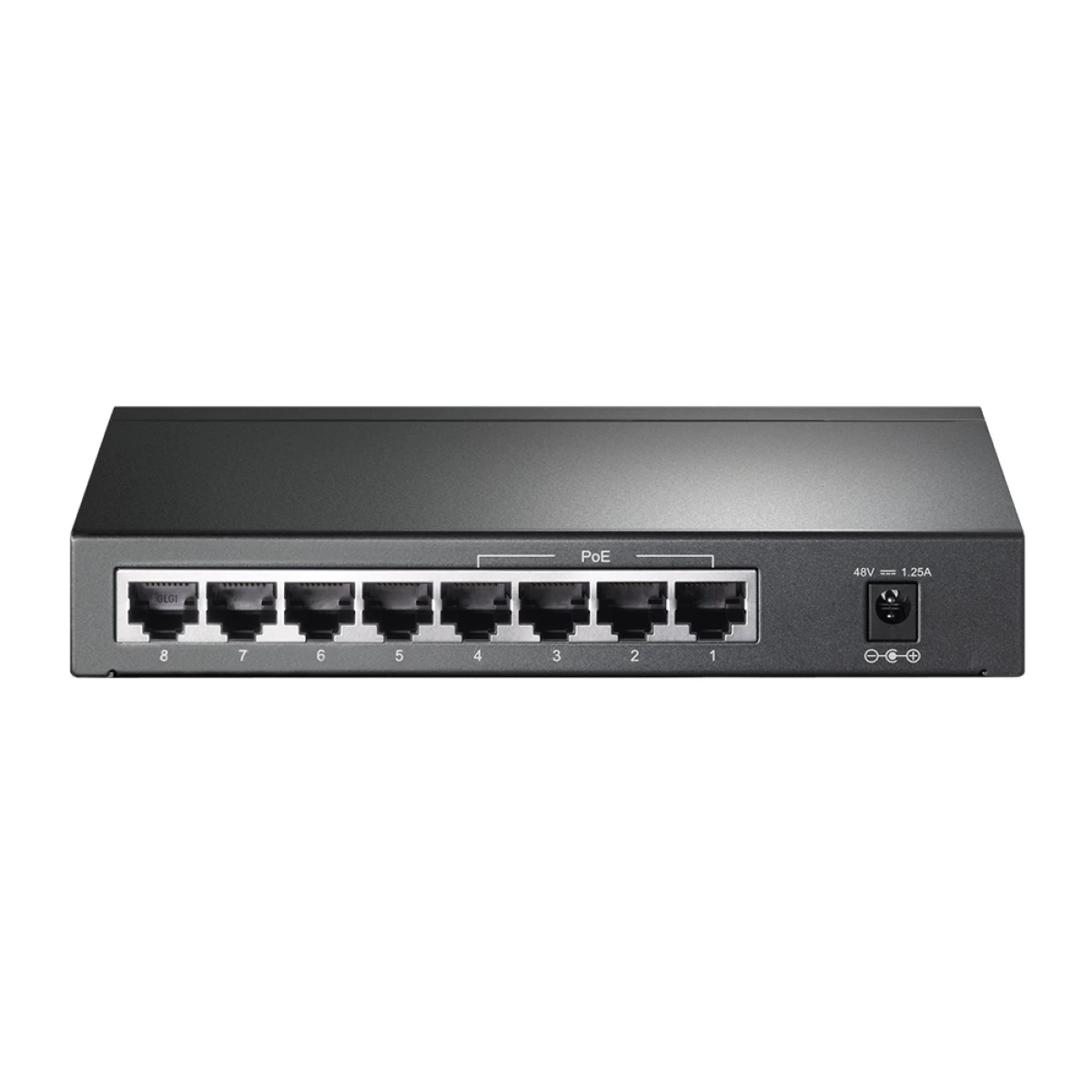 Galery – TP-Link TL-SG1008P Gerido Gigabit Ethernet (10/100/1000) Power over Ethernet (PoE) Cinzento0