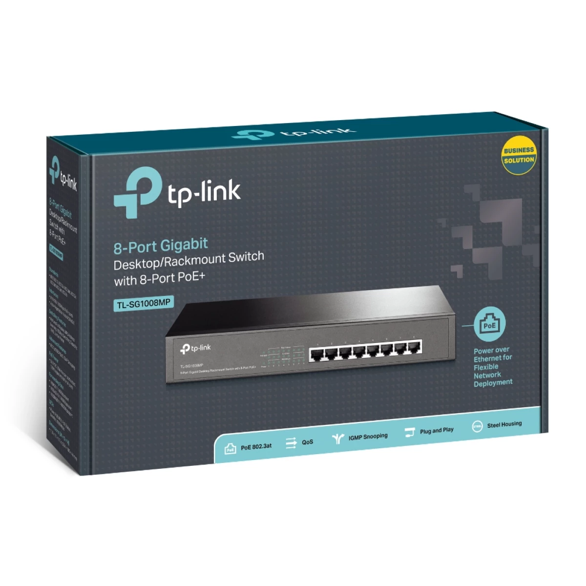 Galery – TP-Link TL-SG1008MP Não-gerido Gigabit Ethernet (10/100/1000) Power over Ethernet (PoE) 1U Preto0