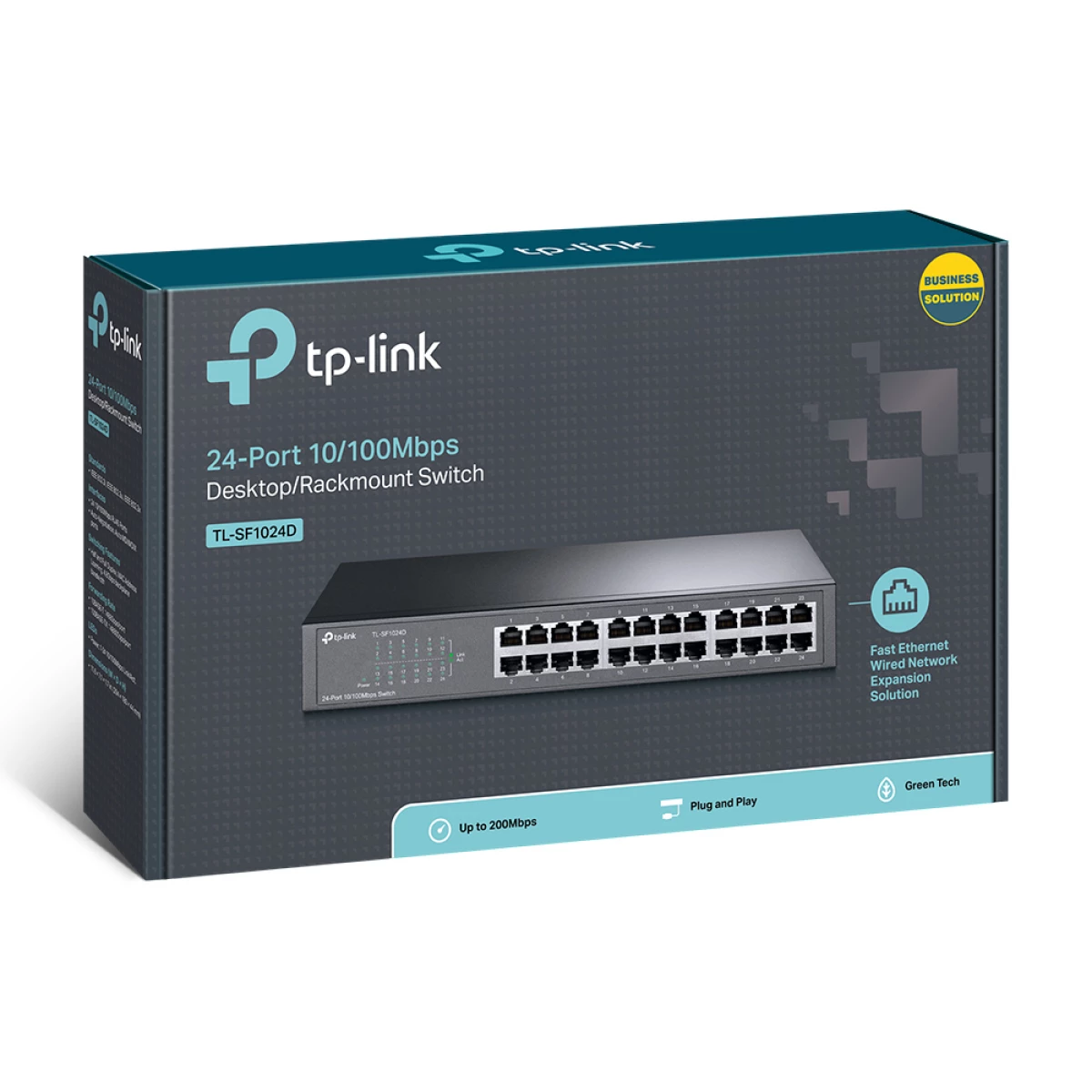 Galery – TP-Link TL-SF1024D switch de rede Não-gerido Fast Ethernet (10/100) Cinzento0