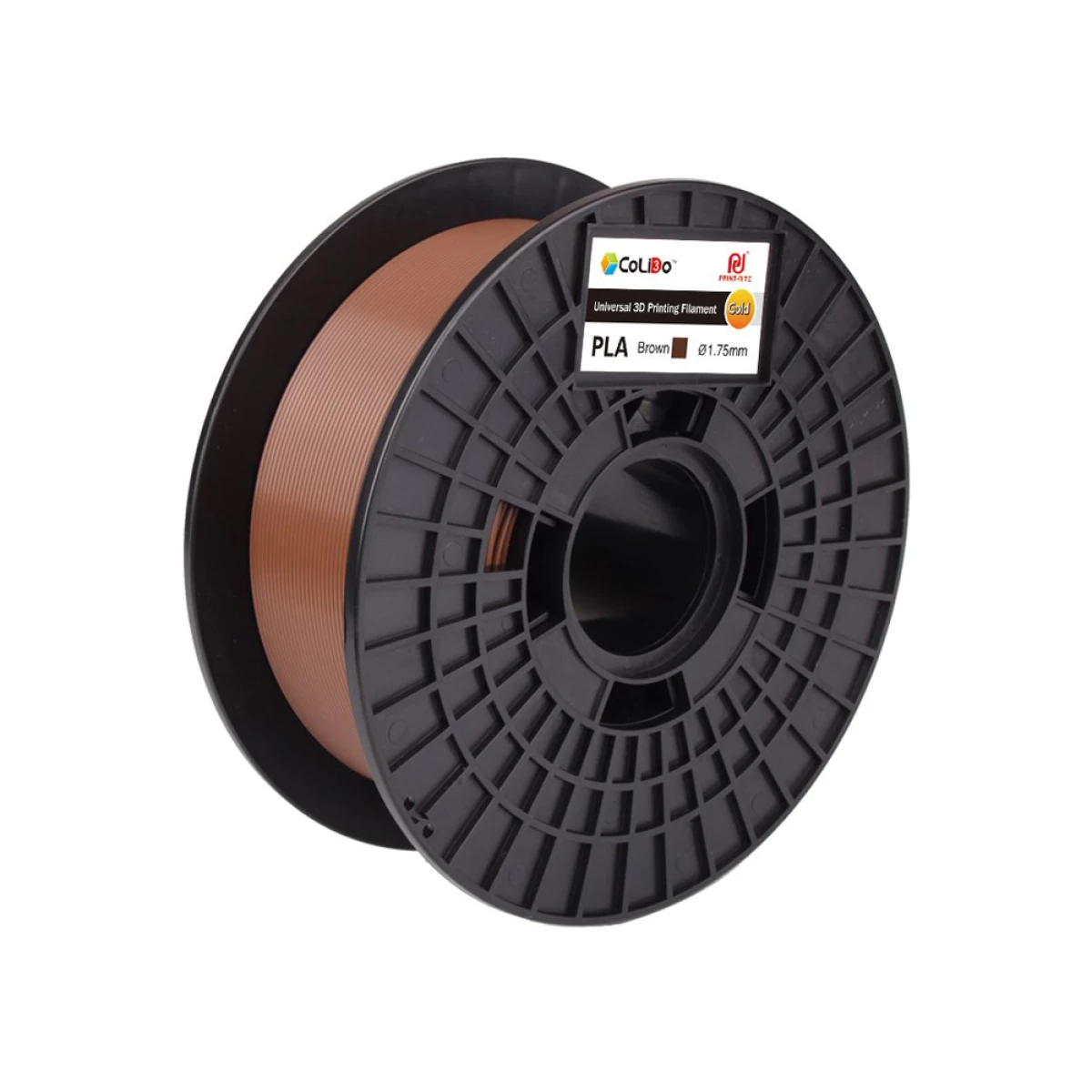 Galery – Filamento 3d colido gold pla 1,75 mm 1 kg castanho0