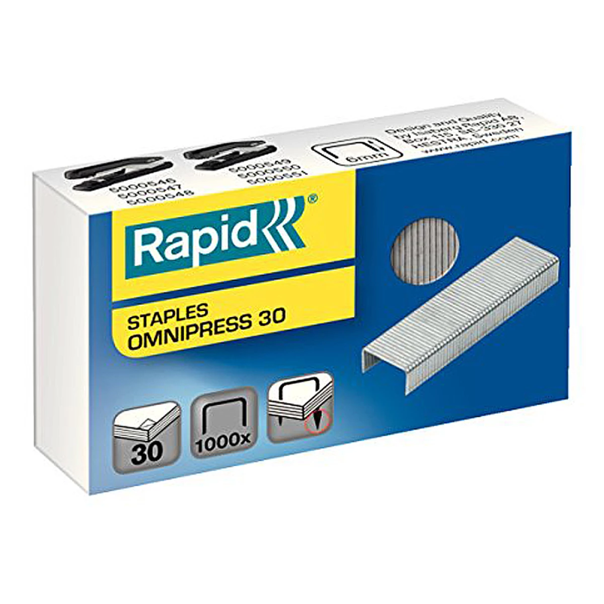 Galery – Agrafes rapid omnipress 30 galvanizadas caixa de 1000 agrafes0