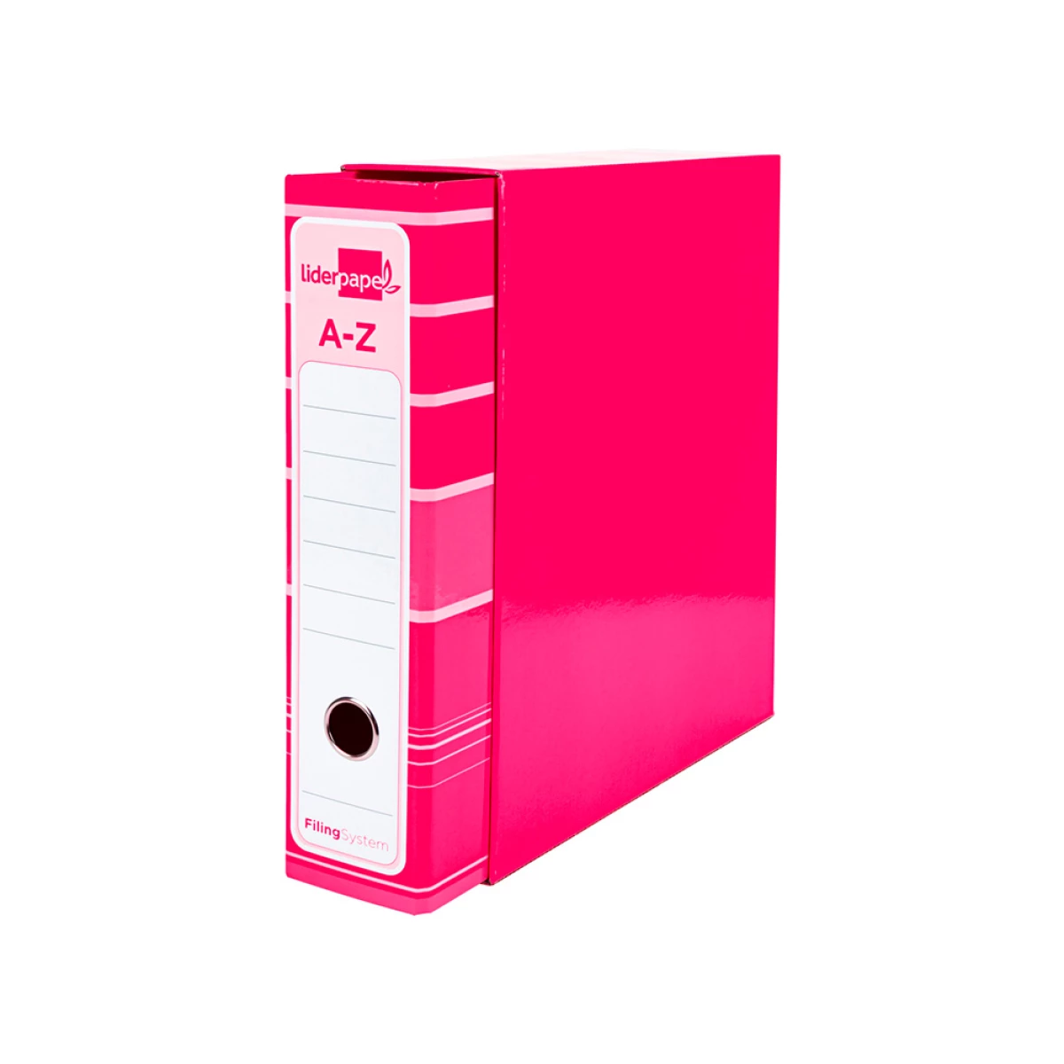 Galery – Pasta de arquivo de alavanca liderpapel filing system cartao forrado din a4 com caixa rosa0