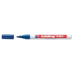 Galery – Marcador edding ponta fibra 751 azul ponta redonda 1-2 mm0