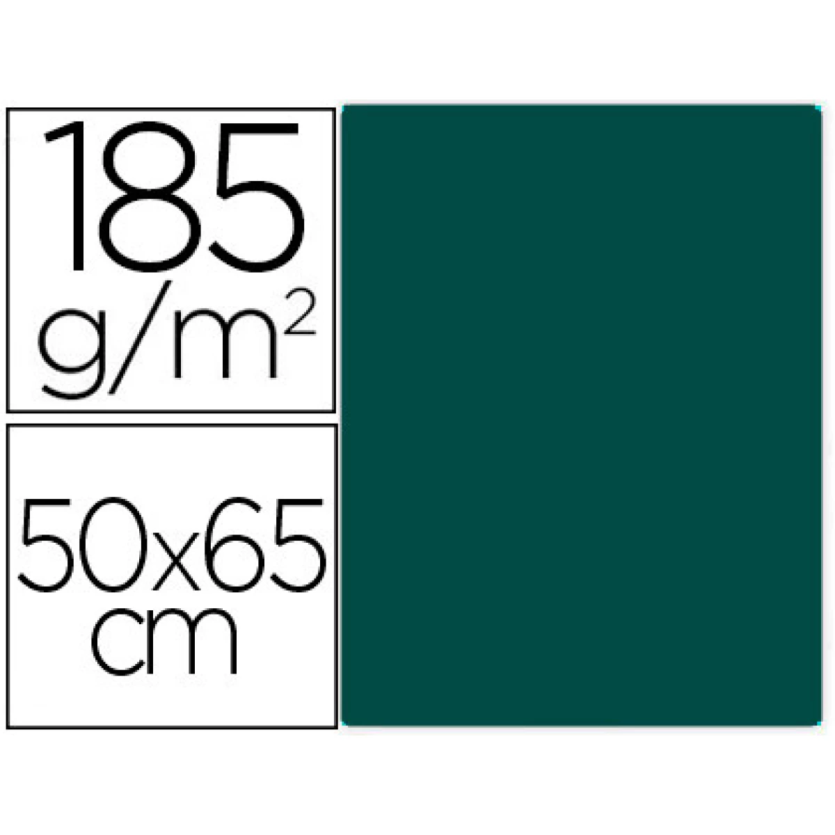 Thumbnail-Cartolina guarro 50×65 cm 185 gr verde safari – 5 unidades