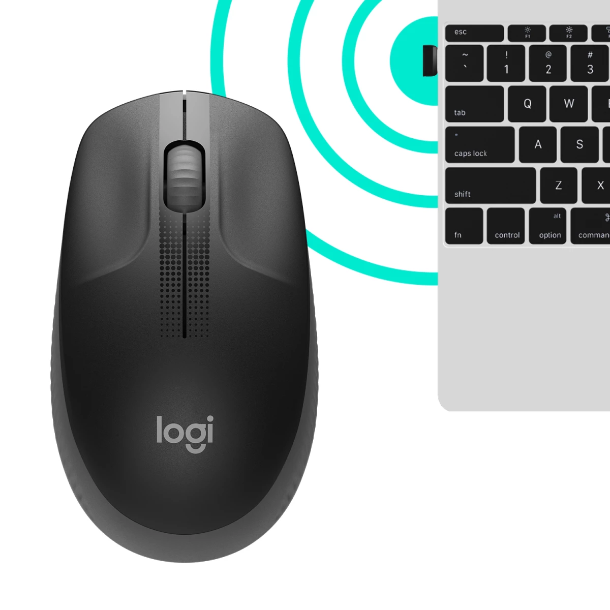 Galery – Logitech M190 rato Ambidestro RF Wireless Ótico 1000 DPI0