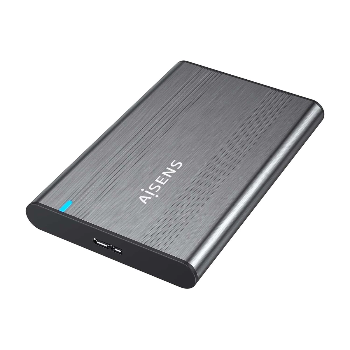 Galery – AISENS ASE-2526GR Caixa para Discos Rígidos Caixa de disco rígido Cinzento 2.5″ Energia por USB0