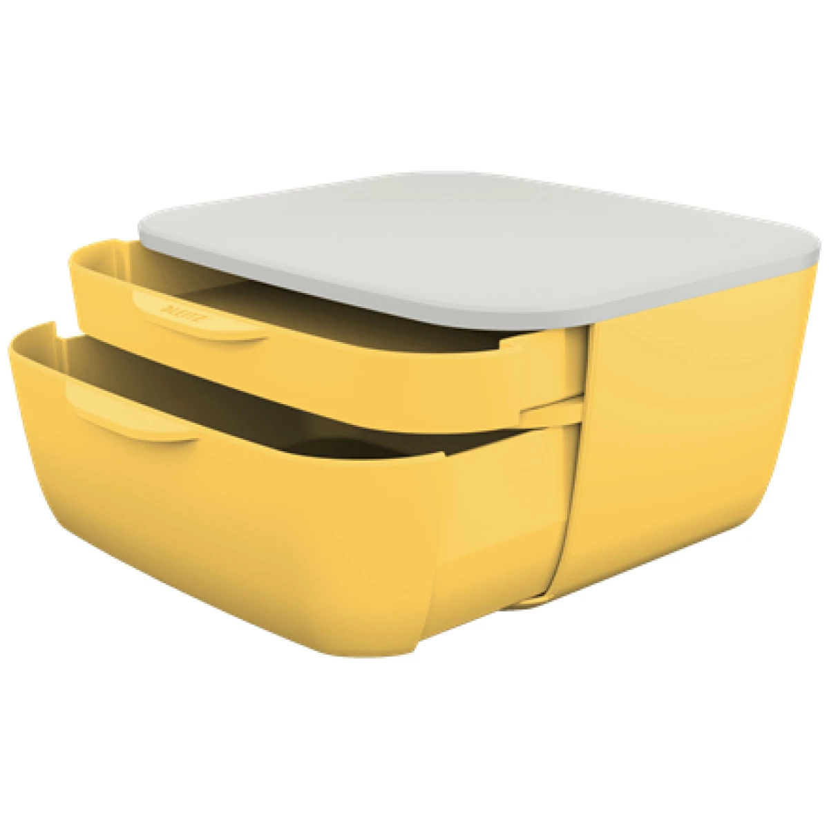 Galery – Leitz 53570019 bandeja de papel/organizador Poliestireno (PS) Branco, Amarelo0