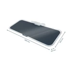 Galery – Leitz 52690089 base de secretária Vidro Preto0