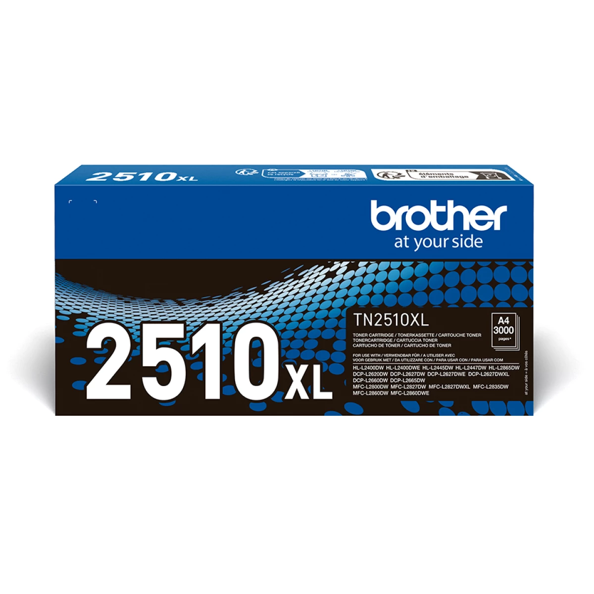 Thumbnail-Brother TN-2510XL toner 1 unidade(s) Original Preto