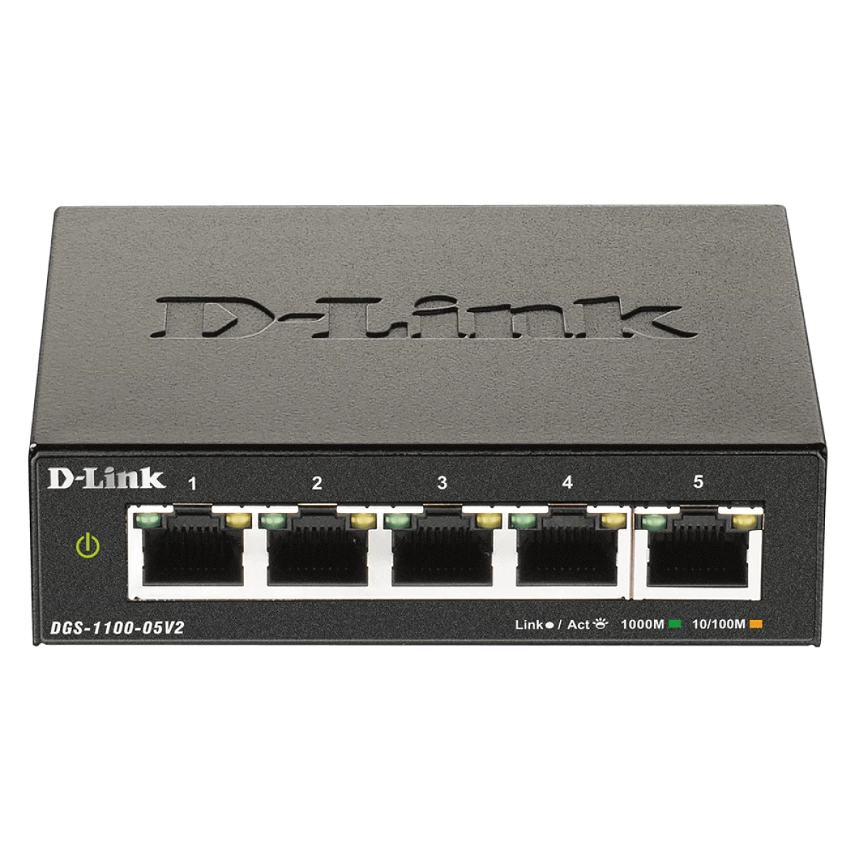 Thumbnail-D-Link DGS-1100-05V2/E switch de rede Gerido L2 Gigabit Ethernet (10/100/1000) Preto