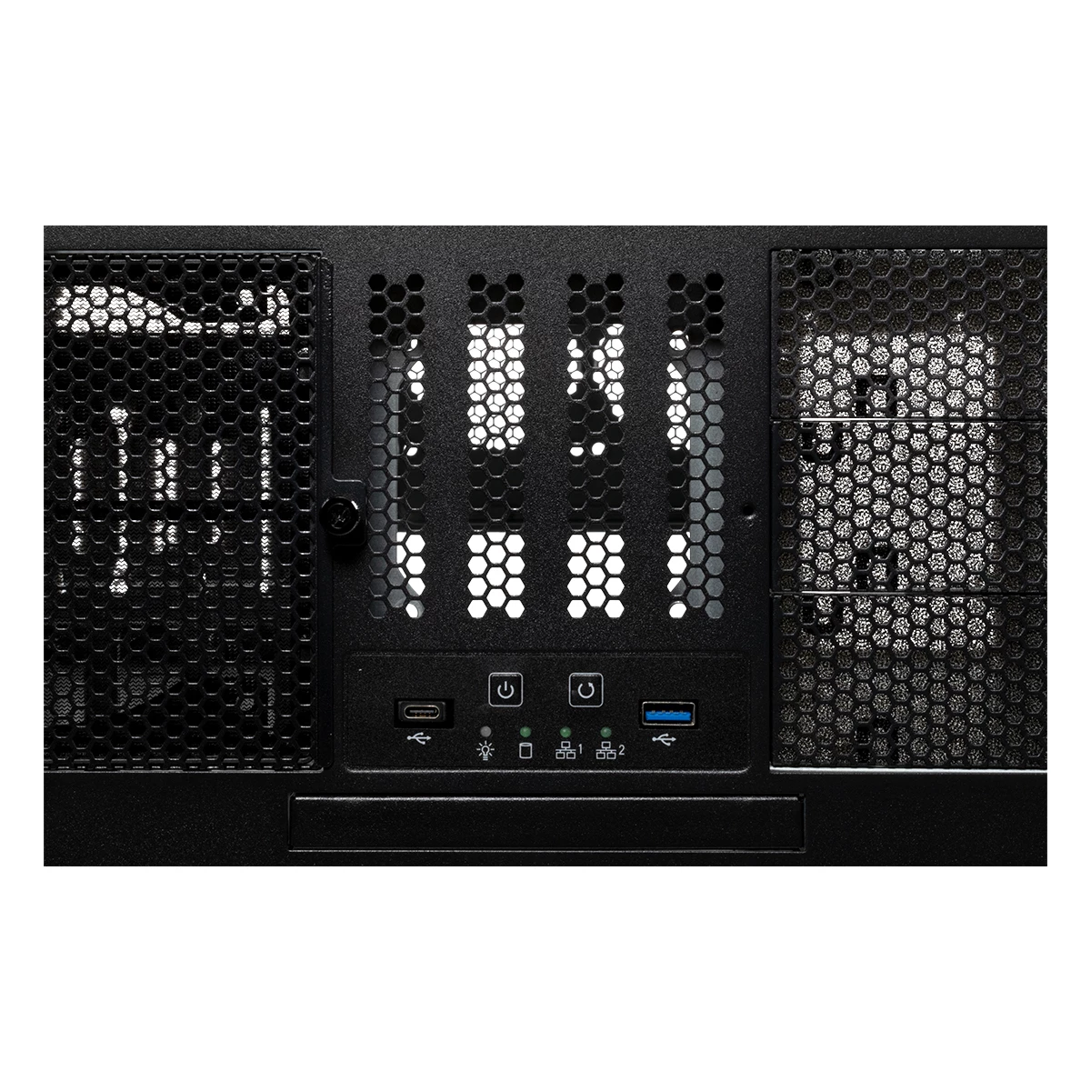 Galery – UNYKAch 4U 19″ UK 4329 USB Type C Rack Preto, Prateado0