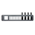 Galery – UNYKAch 4U 19″ UK 4329 USB Type C Rack Preto, Prateado0