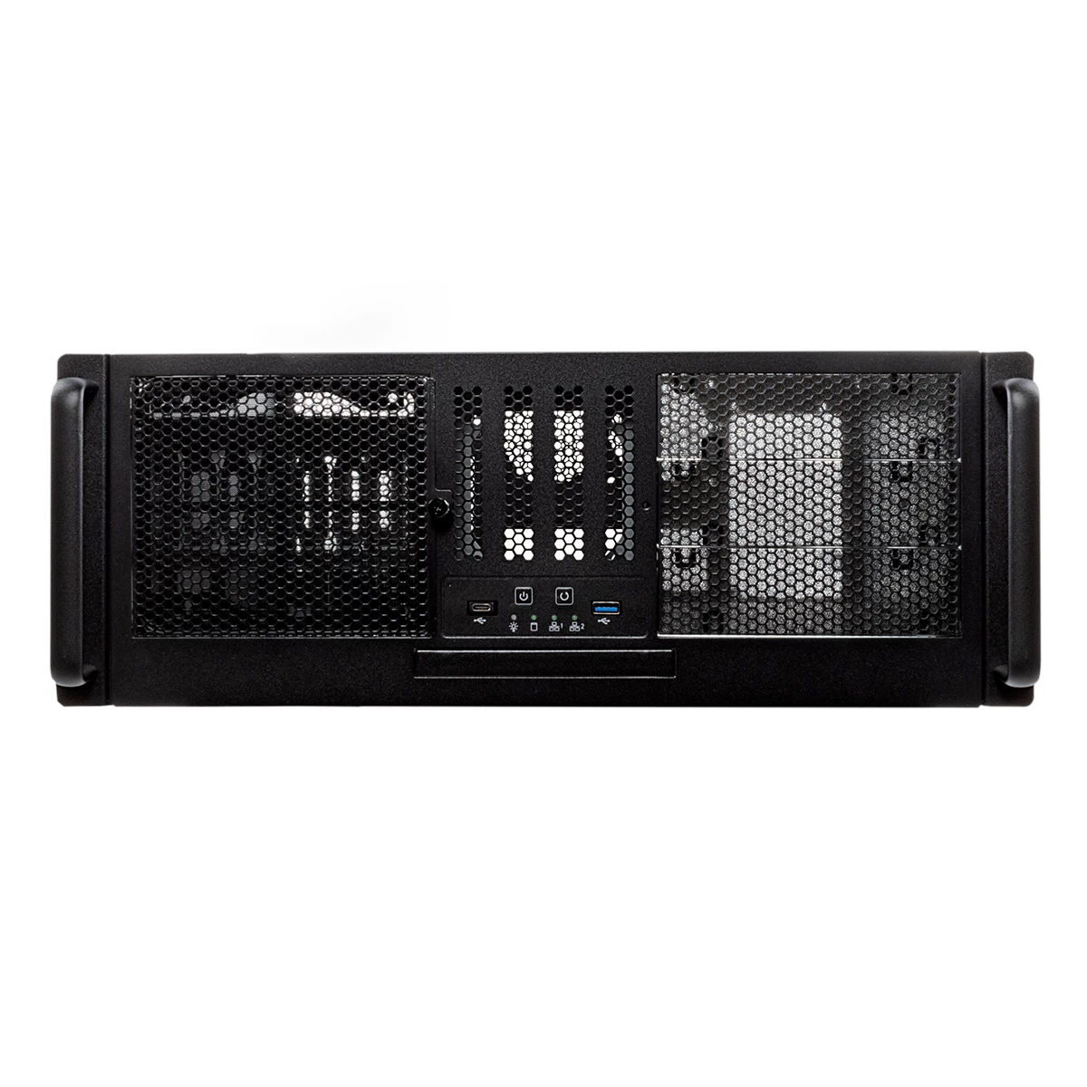 Galery – UNYKAch 4U 19″ UK 4329 USB Type C Rack Preto, Prateado0
