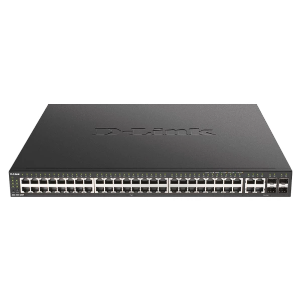 Thumbnail-D-Link DGS-2000-52MP switch de rede Gerido L2/L3 Gigabit Ethernet (10/100/1000) Power over Ethernet (PoE) 1U Preto