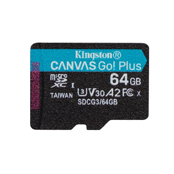 Thumbnail-Kingston Technology Canvas Go! Plus 64 GB MicroSD UHS-I Classe 10