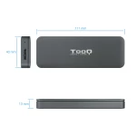 Galery – TooQ TQE-2281G Caixa para Discos Rígidos Compartimento SSD Cinzento M.20