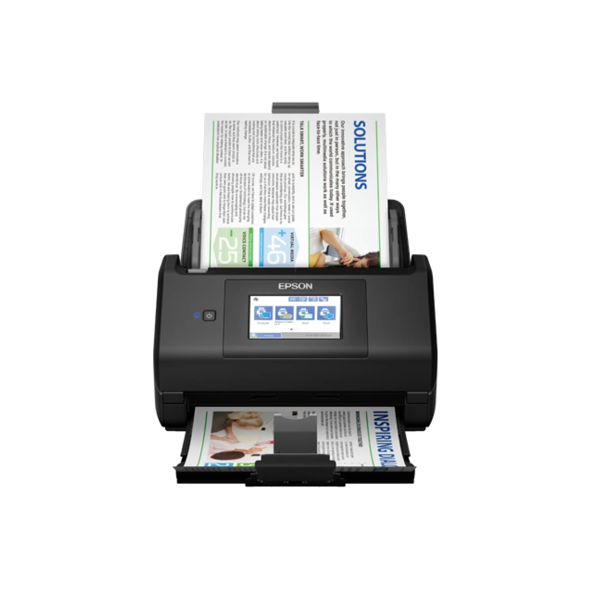 Thumbnail-Epson WorkForce ES-580W Scanner com alimentação por folhas 600 x 600 DPI A4 Preto