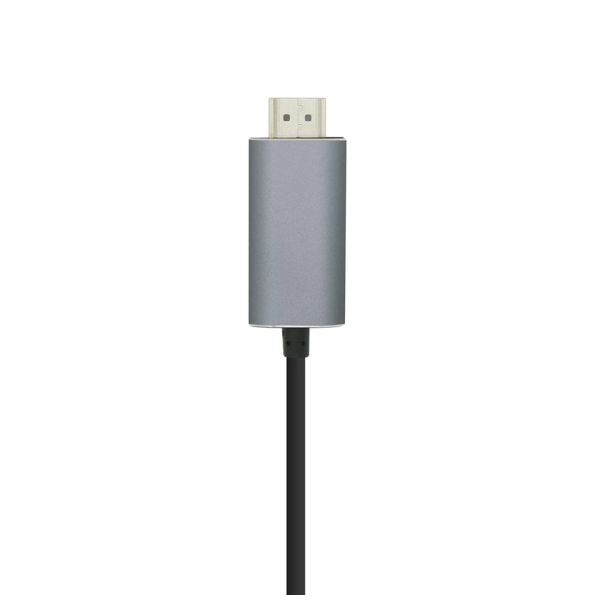 Galery – AISENS A109-0392 adaptador de cabo de vídeo 0,8 m HDMI Type A (Standard) USB Type-C Alumínio, Preto0