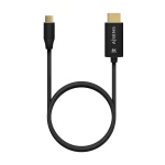 Galery – AISENS A109-0711 adaptador de cabo de vídeo 1 m USB Type-C HDMI Type A (Standard) Preto0