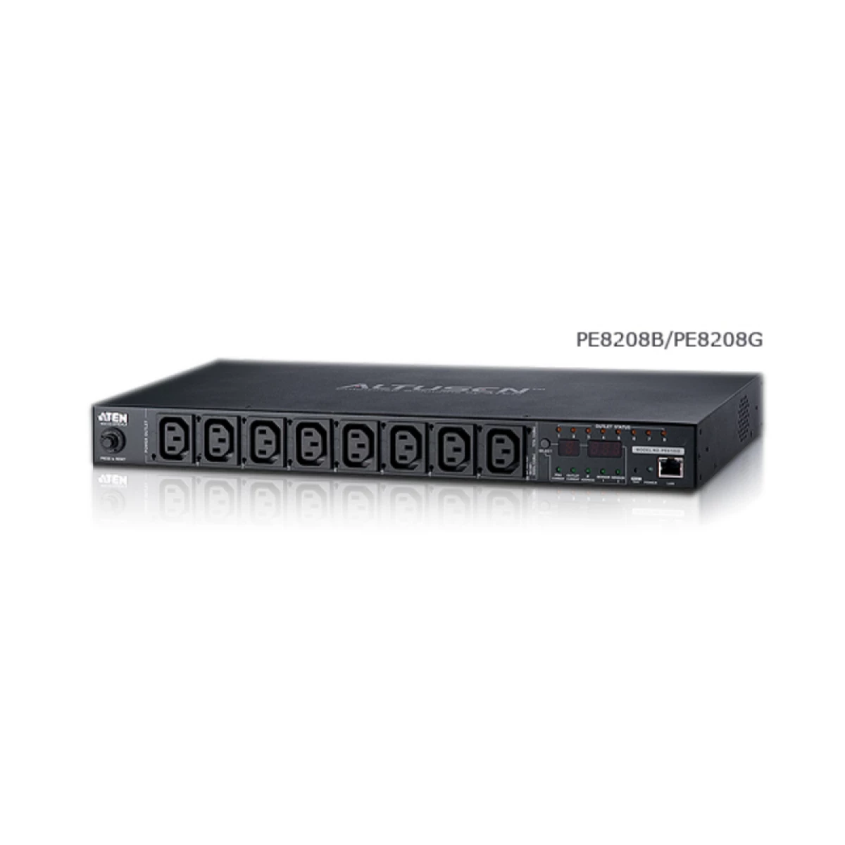 Galery – ATEN Eco PDU com medição de tomadas e comutador 1U de 8 tomadas 20A/16A0