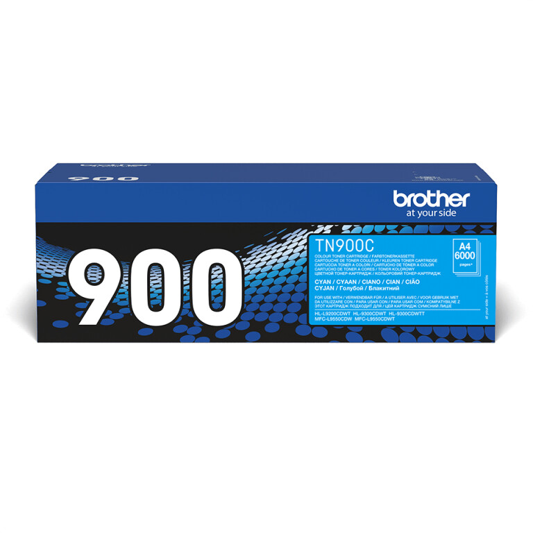 Thumbnail-Brother TN-900C toner 1 unidade(s) Original Ciano