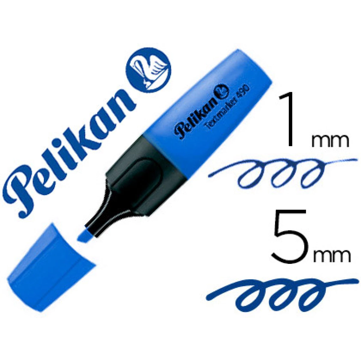 Thumbnail-Marcador fluorescente pelikan textmarker 490 azul