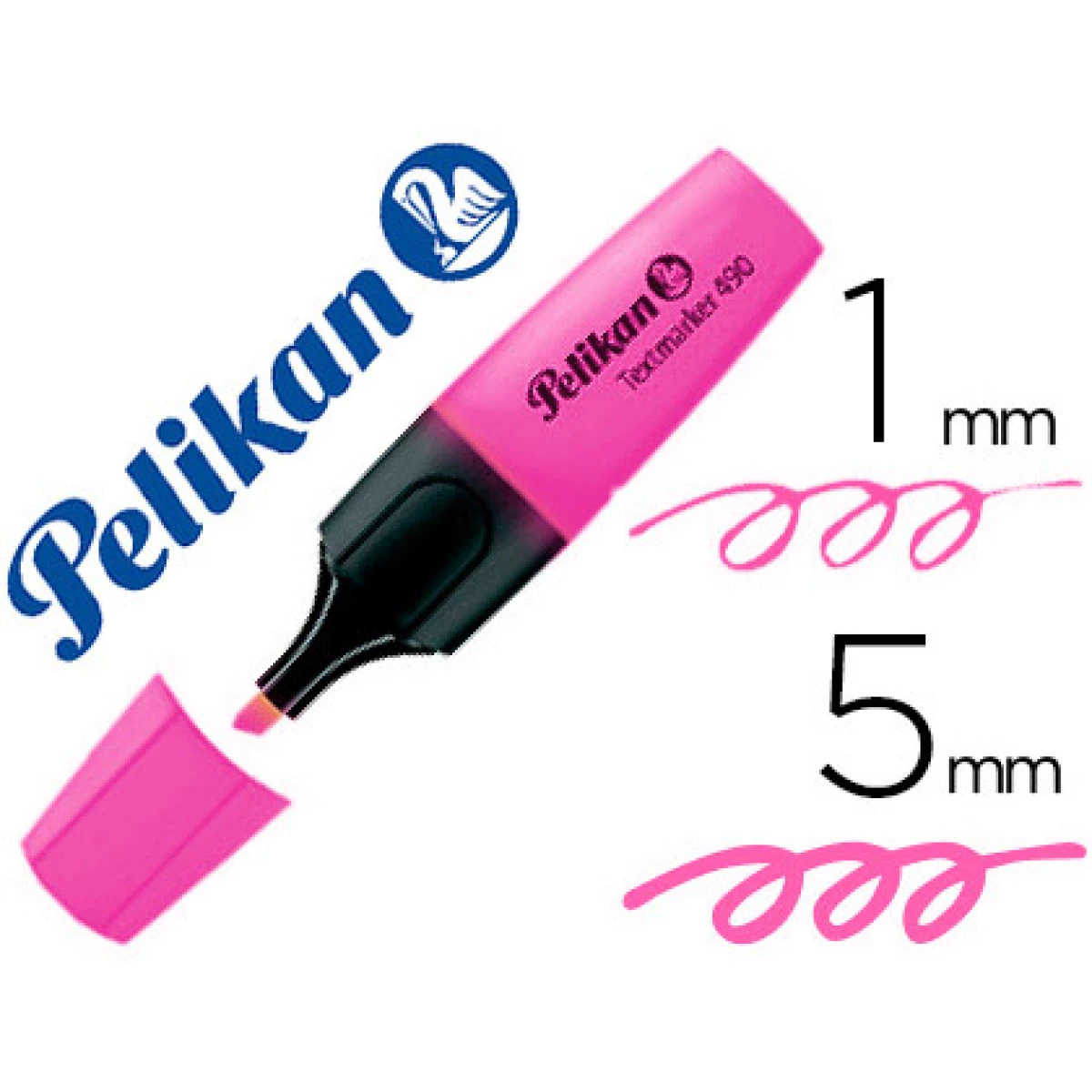 Thumbnail-Marcador fluorescente pelikan textmarker 490 rosa