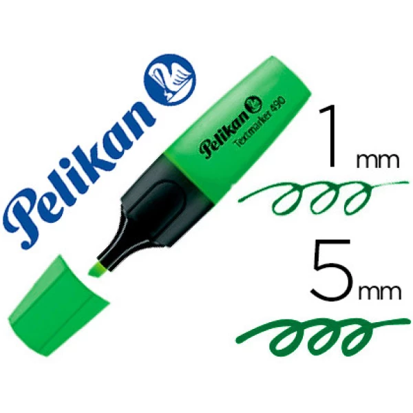 Thumbnail-Marcador fluorescente pelikan textmarker 490 verde